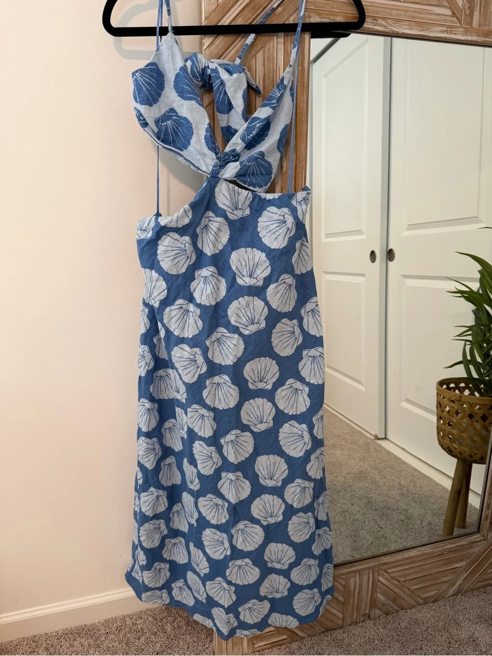 Abercrombie Slip Cutout Maxi Dress